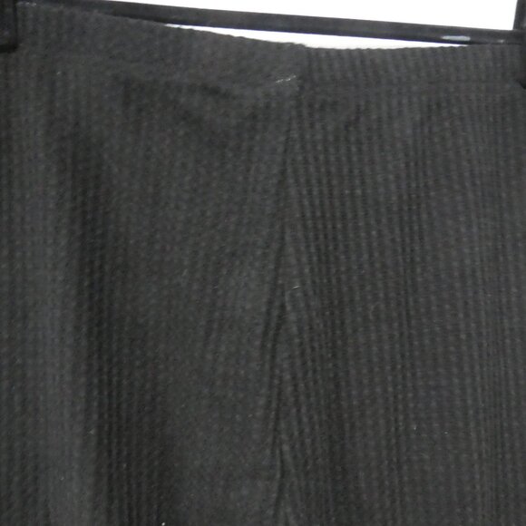 SHEIN | large | Black Waffle Knit Pull-Up Pants | Drawstring | No Pockets - Picture 11 of 16